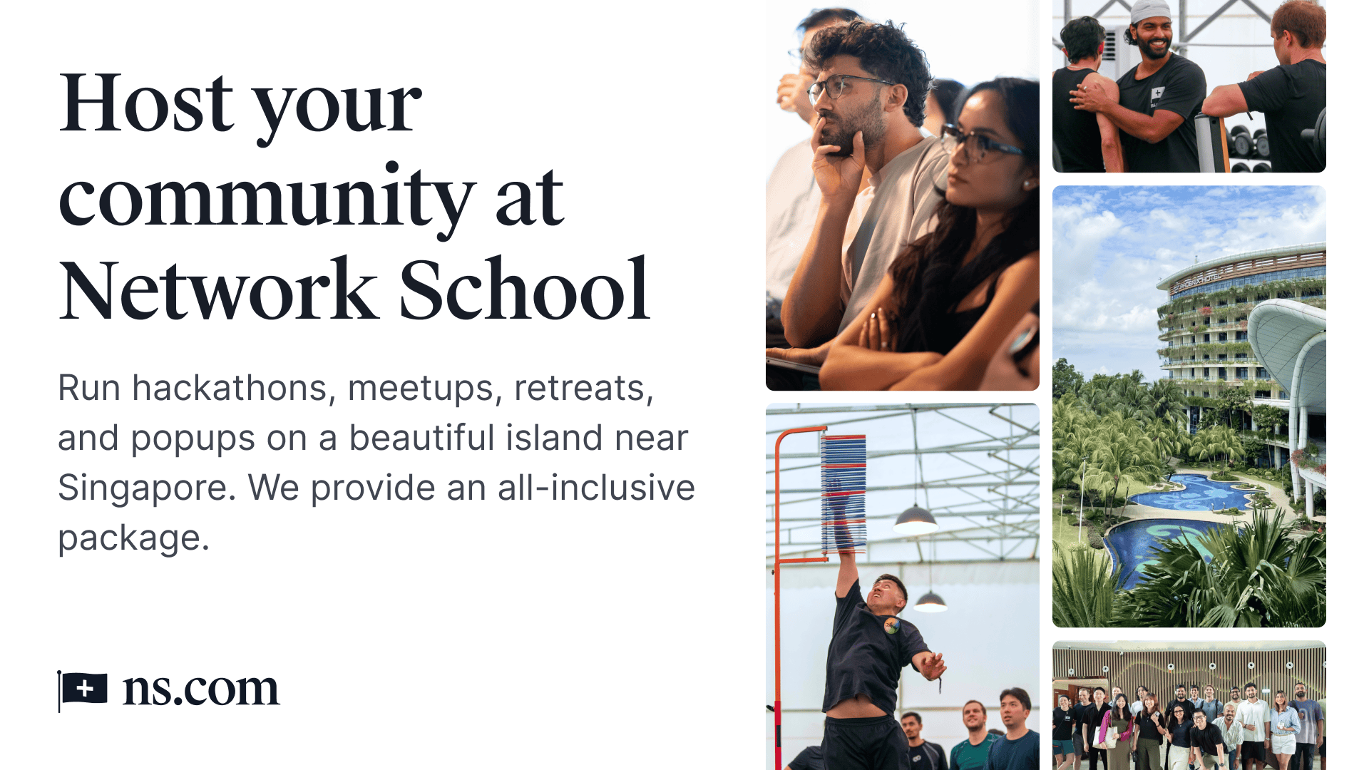 Host Events, Popups, Hackathons, and Retreats | Network School